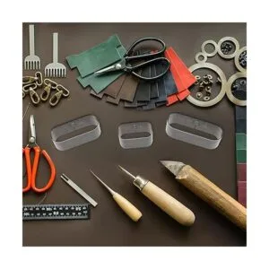 SUPERDANT Juego de 8 troqueles de cuero de acero con_5