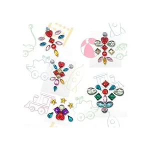 Piedras de imitación autoadhesivas para niños calcomanías_5