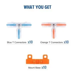 Brightfour Conectores de grifo en T para AWG 2812_3