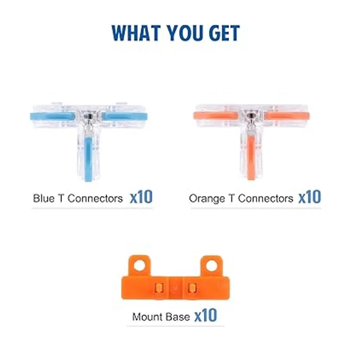 Brightfour Conectores de grifo en T para AWG 2812_3