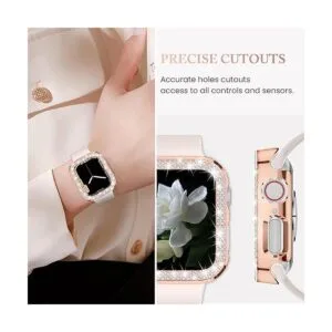 Paquete de 4 fundas Goton para Apple Watch Series 7 y 8 de_5