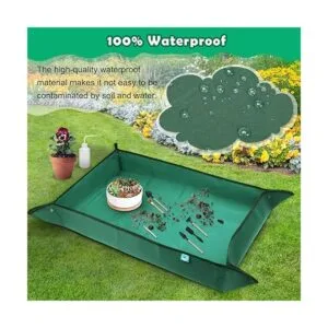 AngleKai Tapete de tela Oxford para trasplantar plantas_4