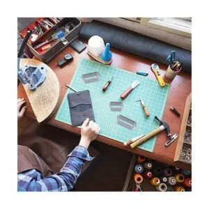 SUPERDANT Juego de 8 troqueles de cuero de acero con_4