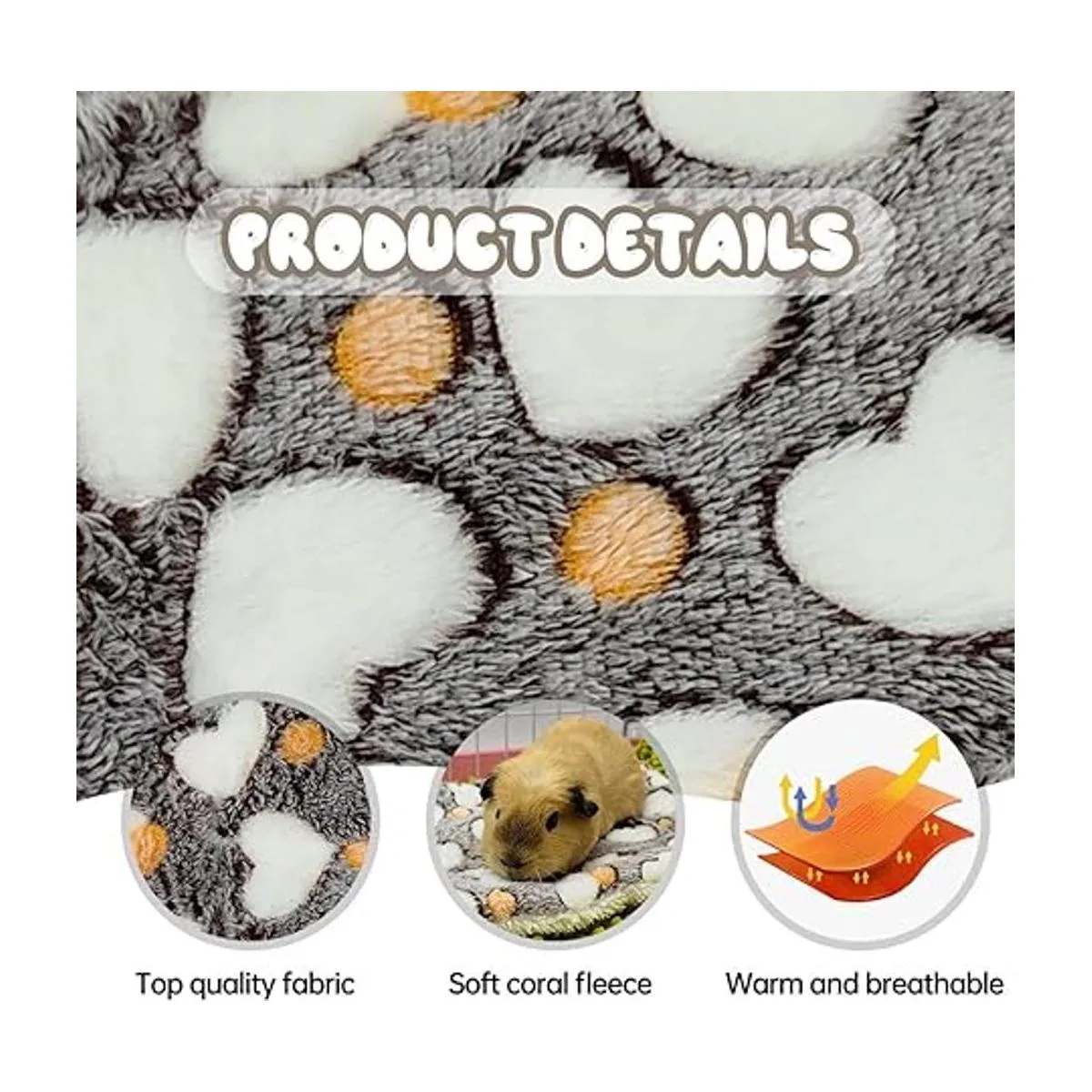 EAEDMY 4 piezas de conejillo de indias cómodas_4