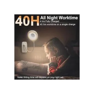 Deeplite Lámpara LED de escritorio con clip funciona con_2