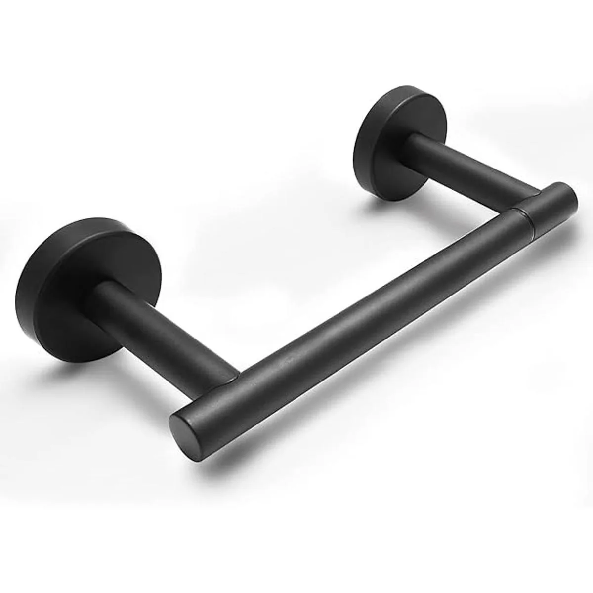 POKIM Soporte de papel higiénico negro Mango de tejido_1