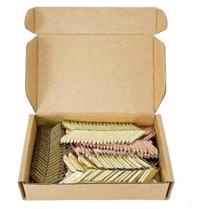 160 protectores de esquinas de metal vintage para libros_6