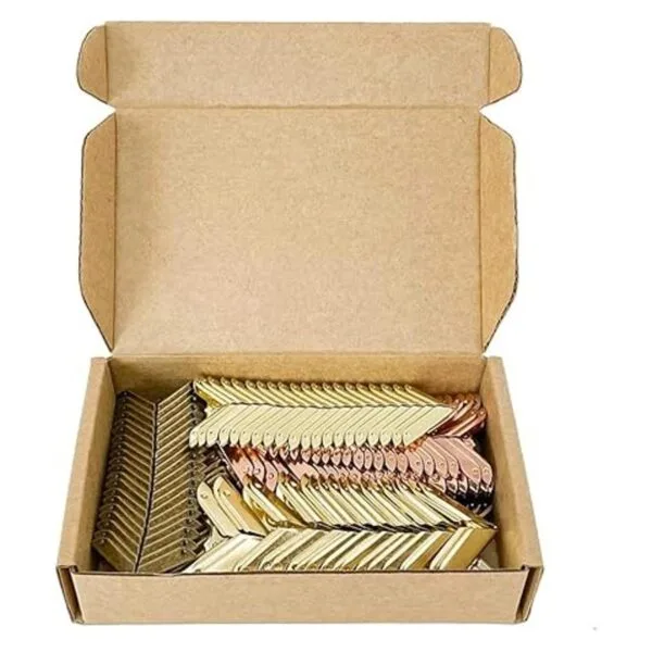 160 protectores de esquinas de metal vintage para libros_6