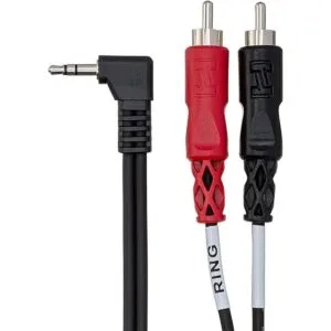 Hosa CMR206R Cable de conexión estéreo TRS de 0.138 in a_1