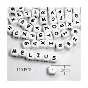 Melius 110 cuentas de silicona de 0.472 in AZ extra para_2
