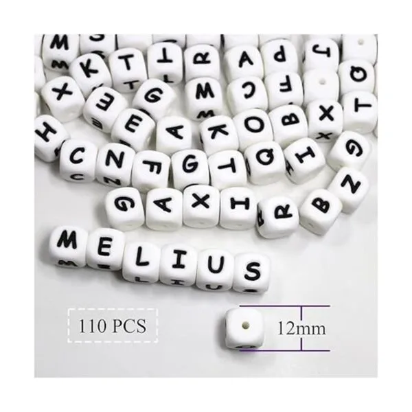 Melius 110 cuentas de silicona de 0.472 in AZ extra para_2