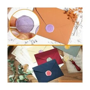 Calcomanías de sellado de cera para sobres de boda 108_3