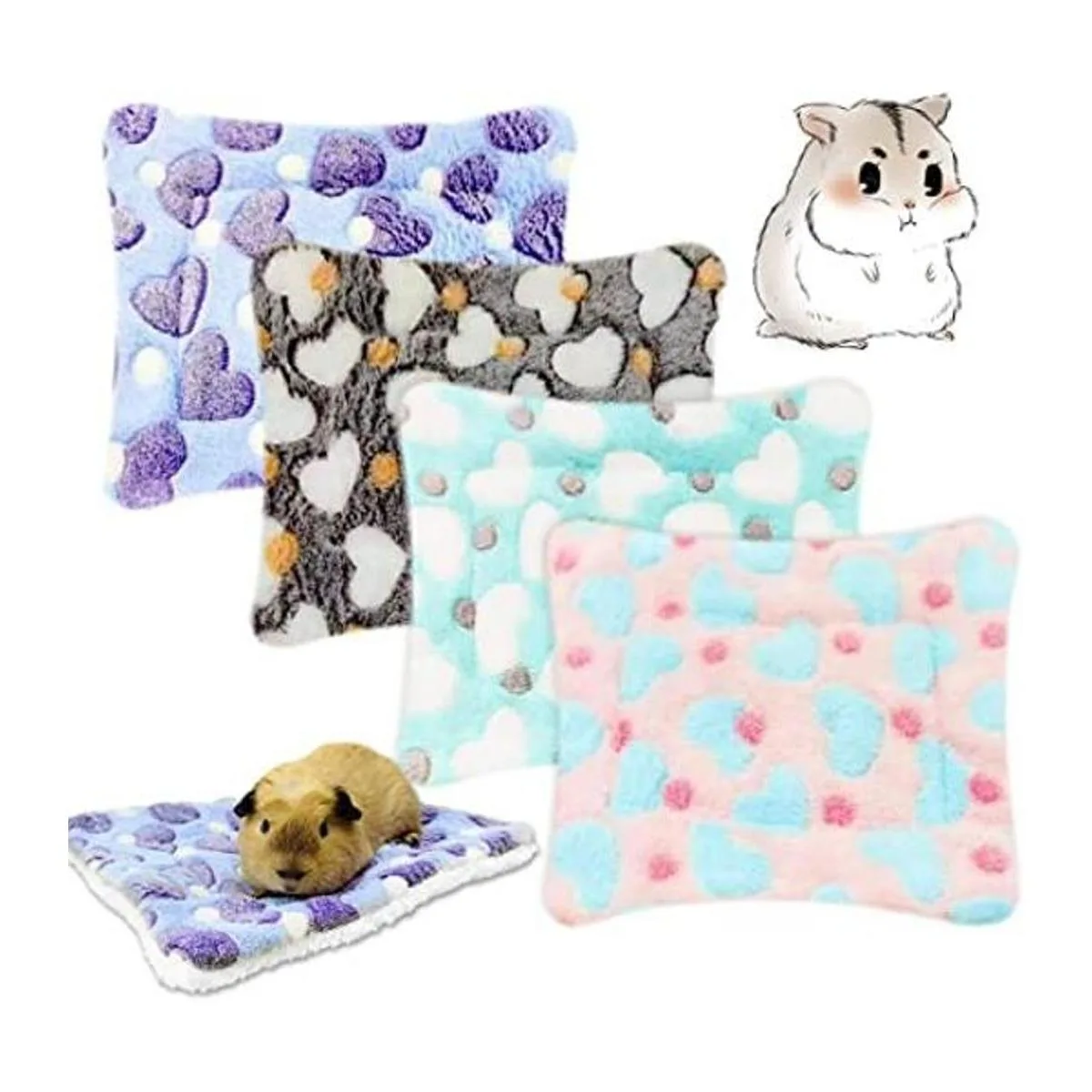 EAEDMY 4 piezas de conejillo de indias cómodas_1