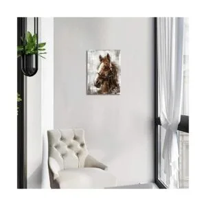 Lienzo vintage de caballo para pared lienzo de caballo_4