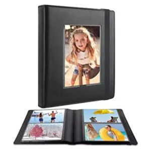 lbum de fotos de 4 x 6 pulgadas tapa de piel sintética_1