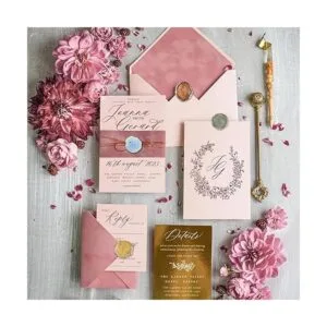 Calcomanías de sellado de cera para sobres de boda 108_5