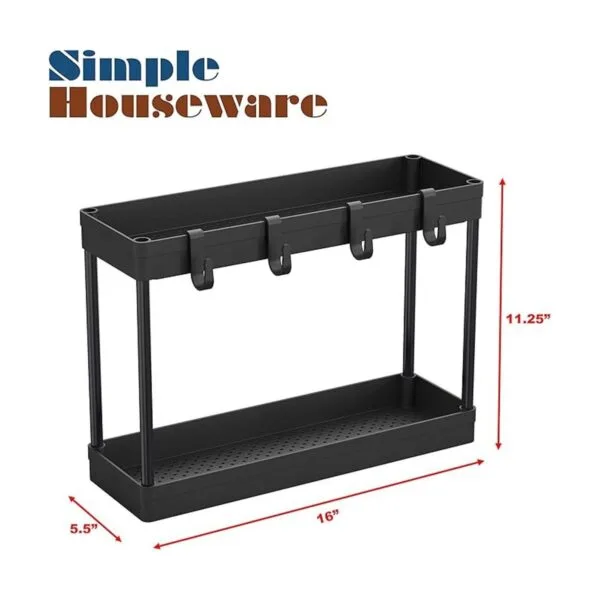 SimpleHouseware Bandeja organizadora de almacenamiento de_6