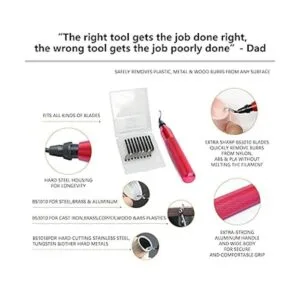 Herramienta de desbarbado con 11 cuchillas rotativas de_3