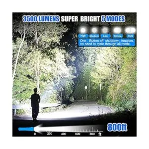 Linternas LED recargables linterna táctica LED súper_2