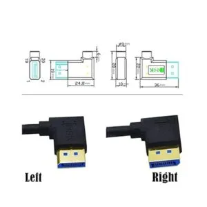 Kework Cable de extensión DisplayPort 8K de 12 pulgadas_3