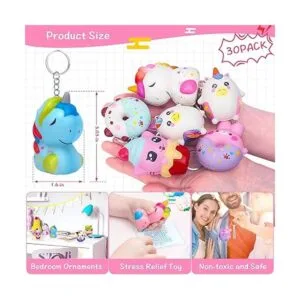 POKONBOY Paquete de 30 juguetes esponjosos Kawaii_2