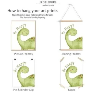 Pósters de dinosaurio para pared decoración de habitación_5