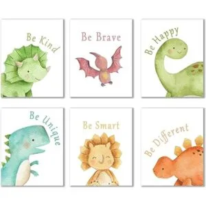Pósters de dinosaurio para pared decoración de habitación_1