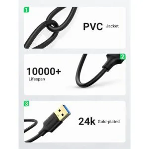 UGREEN Cable USB a USB USB 3.0 macho a macho tipo A a_7