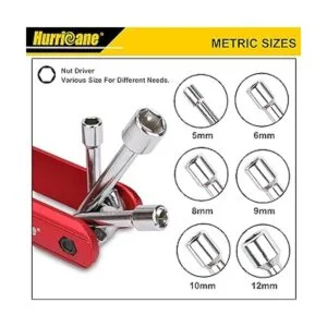 HURRICANE Juego de destornilladores de tuercas plegables 6_2