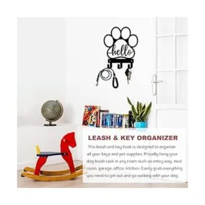 Soporte para correa de perro para pared soporte de pared_4