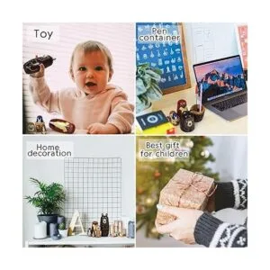 Muñecas de anidación rusas con diseño de oso de animal_2