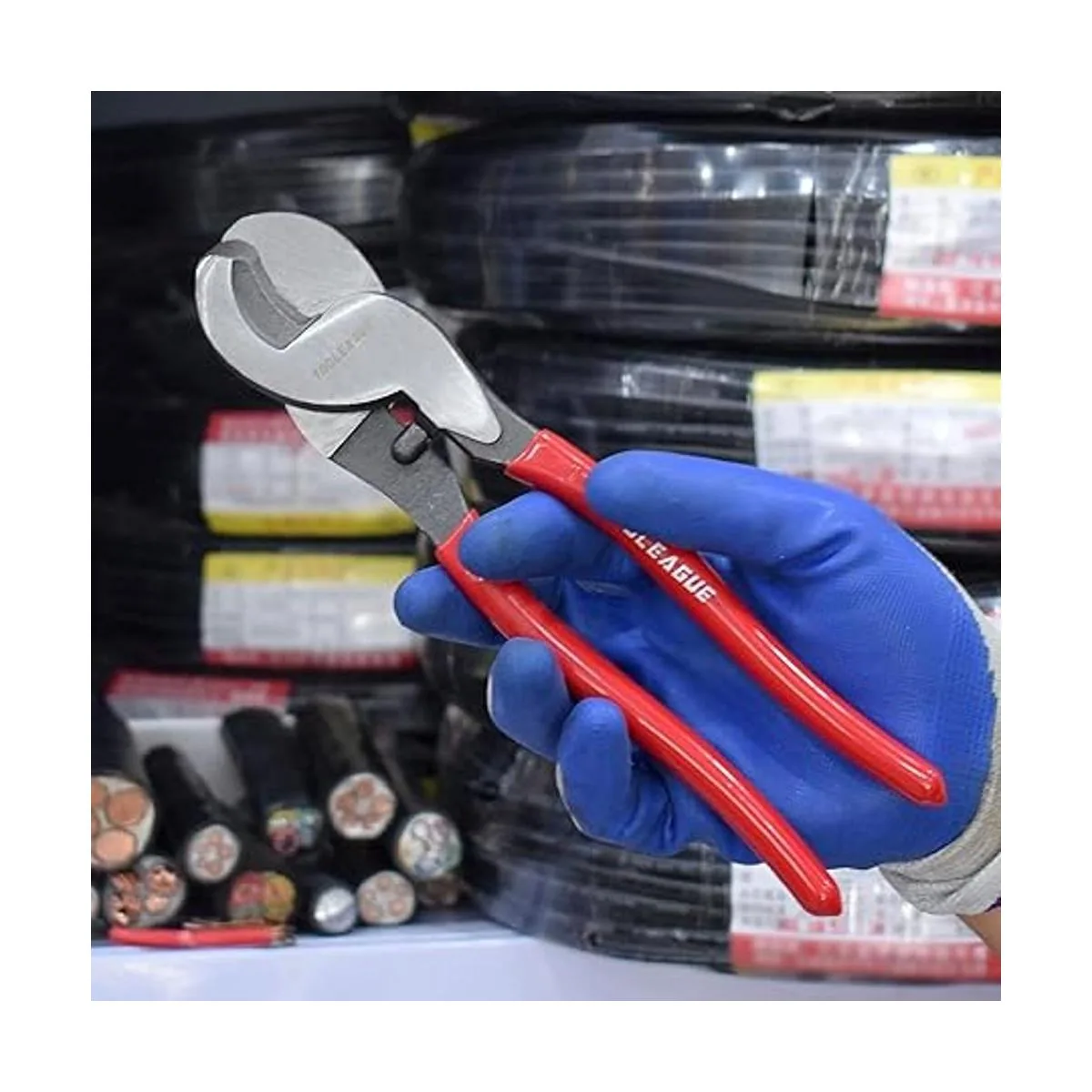 TOOLEAGUE Cortador de cables de 10 pulgadas corte de_4