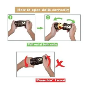 Muñecas de anidación rusas con diseño de oso de animal_6