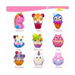 POKONBOY Paquete de 30 juguetes esponjosos Kawaii_3