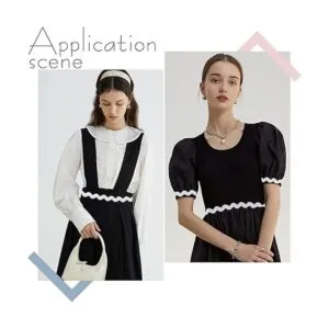 GORGECRAFT Rick Rack de 50 yardas cinta de costura_6