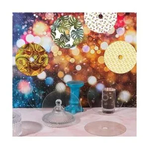 Yiphates 55 unidades de CD transparentes para pintar_5