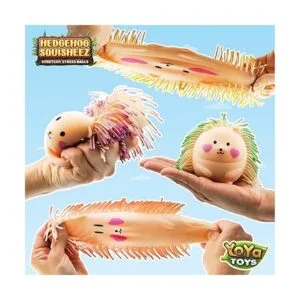 YoYa Toys Hedgehog Squisheez Juego de 4 bonitas bolas de_2