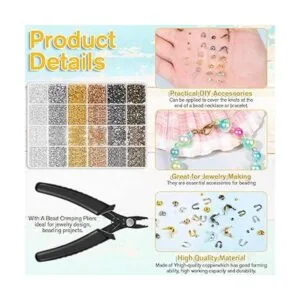 2220 cuentas engarzadas para hacer joyas cubiertas de_4