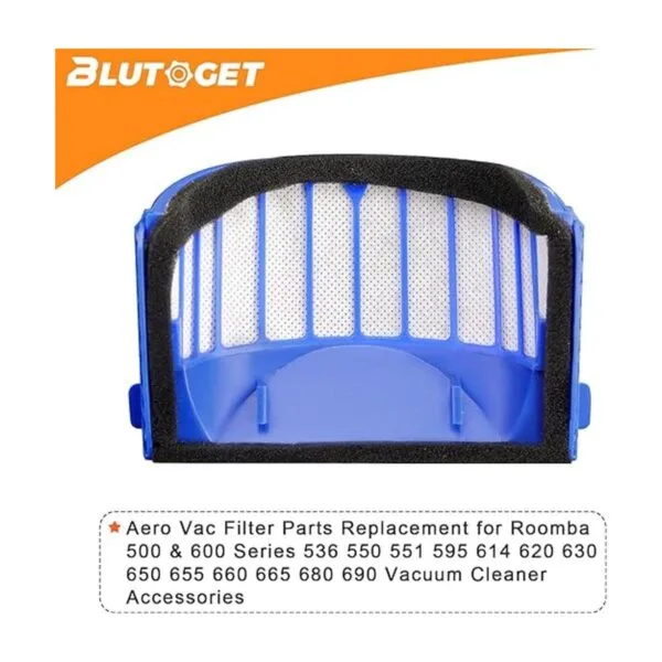 Blutoget Paquete de 10 filtros Roomba Aero Vac_4
