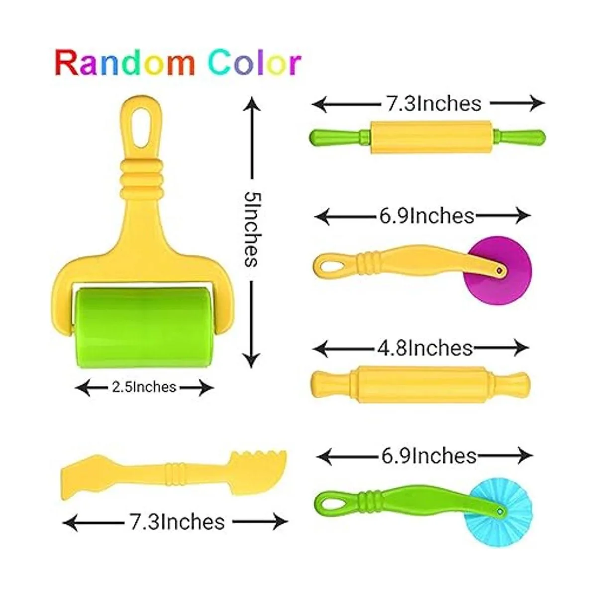 Oun Nana Juego de herramientas de masa de juego de 36_2