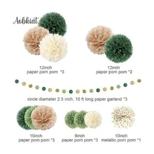 AOBKIAT Juego de decoración para fiesta de boda 15_3