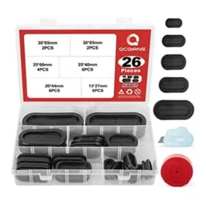 QCQIANG 26 ojales de goma ovalados de doble cara agujeros_1