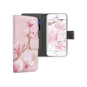 kwmobile Funda con tapa para Apple iPhone SE 1.Gen_1