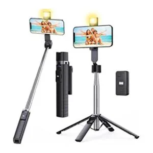Ambertronix Trípode para selfie Stick de 40 pulgadas luz_1