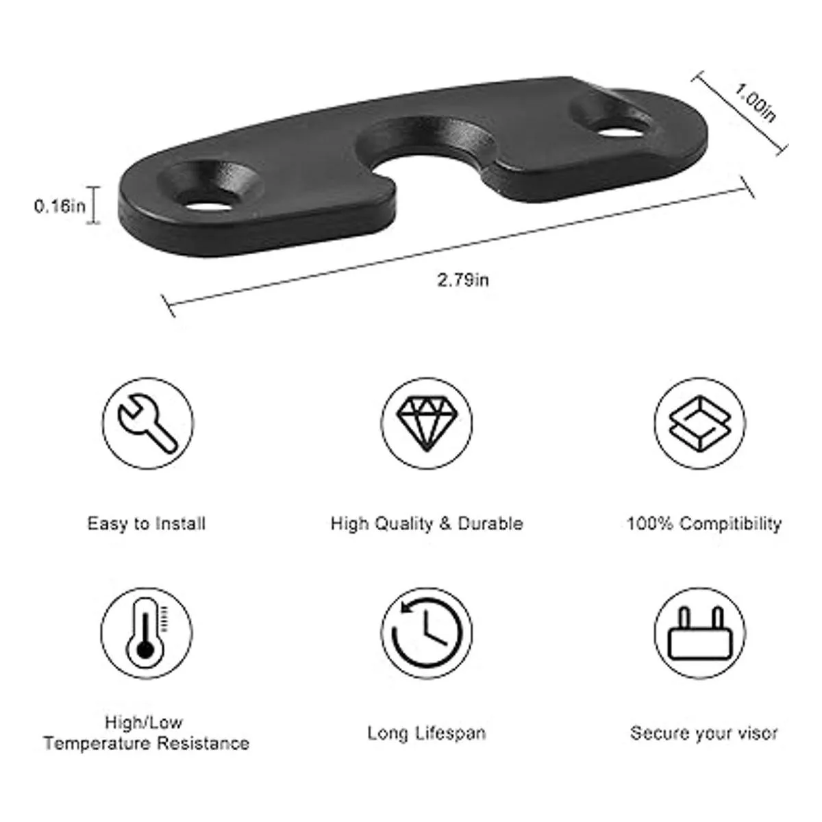 Kaishengyuan Kit de reparación de visera solar resistente_2