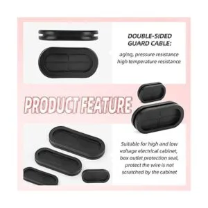 QCQIANG 26 ojales de goma ovalados de doble cara agujeros_6