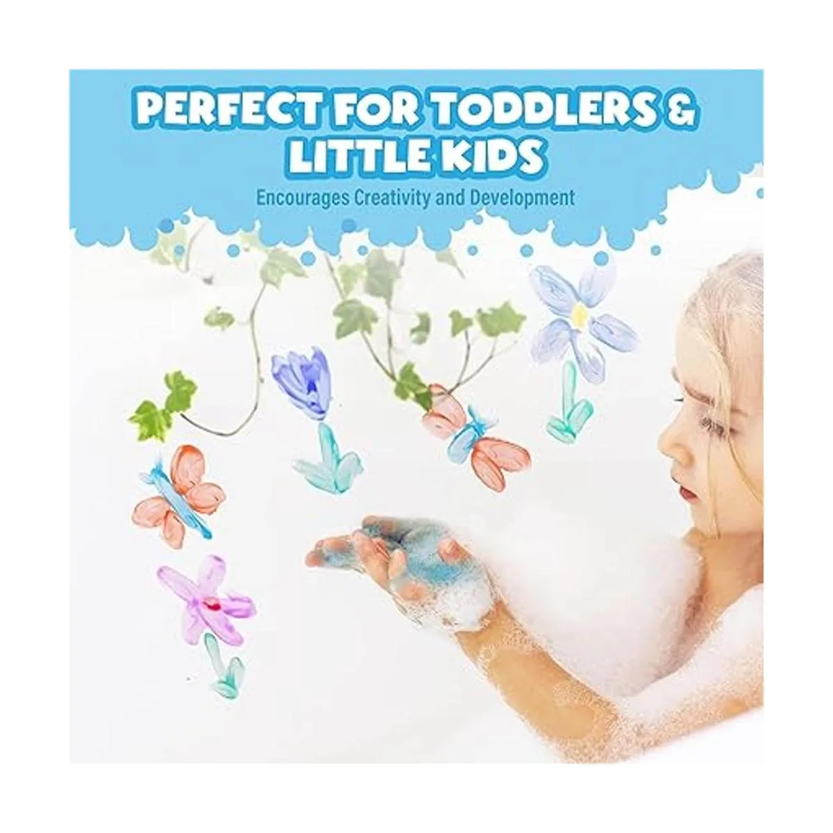 Tub Works Jabón de pintura para dedos para bañera colores_3