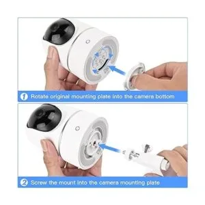 Paquete de 2 soportes de pared ajustables para Eufy_6