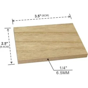 36 recortes de madera uniformes para manualidades forma_2