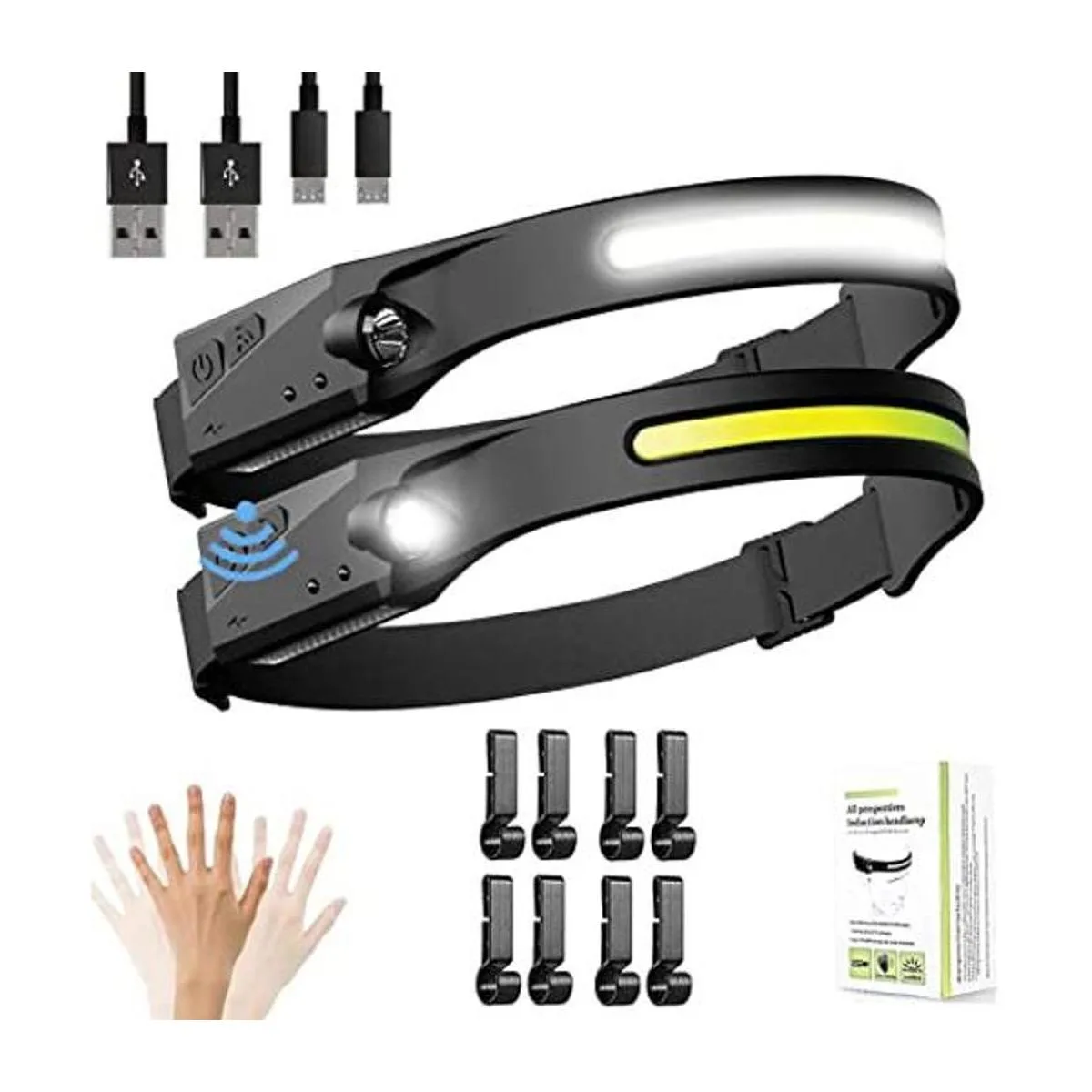 Britebeam Hradlamp lámpara LED recargable paquete de 2_1